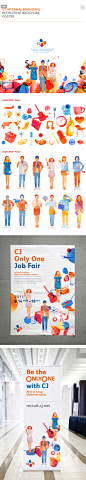 CJ Internal Branding Recruiting Brochure, Poster on Behance