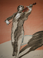 画家 Claude Weisbuch (1927-2014)  一组充满张力的绘画 ​​​​