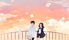 君にいるから　　　　　　、男生女生配、pixiv、二次元、BGCP、耽溺、动漫、壁纸、唯美