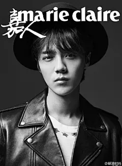 #明星画报#【#鹿晗# 登上嘉人二月刊封面】此次@M鹿M 携手《嘉人》带来全新风格封面大片。他身穿Prada 2016春夏系列蓝色套装，复古又现代，同时，送上四款超炫look海报随，#鹿晗愿望季#给你不一样的帅气造型。