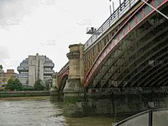 黑修道士桥,泰晤士河,英格兰,伦敦,水,旅游目的地,水平画幅,无人,欧洲,著名景点