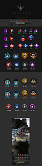 PARAGON - Iconography, UI & HUD on Behance