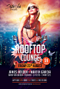 Rooftop Lounge Flyer by styleWish on deviantART