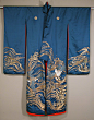 K-7028.  Japanese Uchikake with Gold Couching and Silk Embroidery