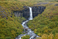 斯瓦蒂瀑布（Svartifoss）