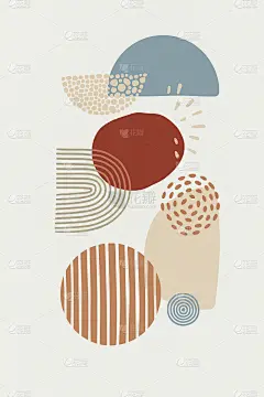 常规内容-背景系列卡通感插画背景