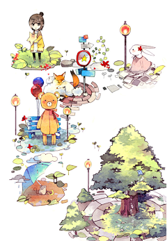 Da蒙子采集到插画作品