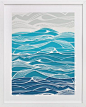 Tempestuous Seas by Gill Eggleston Design Ltd at minted.com: 