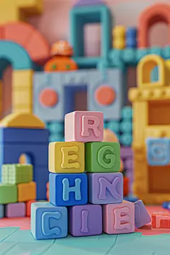 积木组装互动类玩具