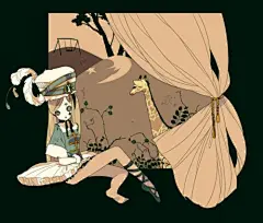 来自日本插画师Yurakuru的黑童话插画二期 - 插画图片_插画师_插画壁纸_场景插画_yidodo.net - 意兜兜