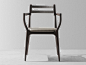 Oak chair with armrests ASSEMBLY | Chair with armrests by District Eight_2