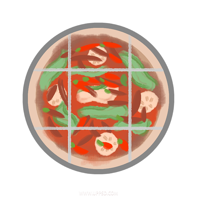 食品美食插画PNG图片