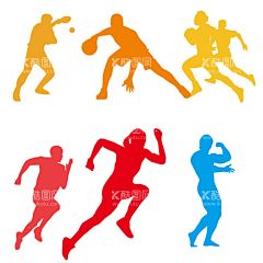体育运动人物剪影  - 源文件下载【酷图网】健身人物剪影,跑步,体操,健美,瑜珈,瘦身,运动人物,健身,女性剪影,人物矢量,人物剪影,