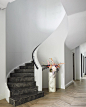 Marble Staircase, Staircases, Handrail, Rebecca Judd, Brighton Houses, Entry Stairs