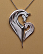 Equestrian Pendants and Necklaces, Horse Pendants and Necklaces | <a href="http://Loriece.com" rel="nofollow" target="_blank">Loriece.com</a>