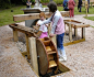 very cool water feature with mill wheel inspirational-playspaces