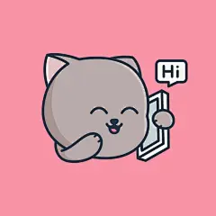 卡通可爱小猫咪插画矢量图设计素材