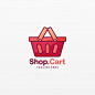 其中包括图片：Premium Vector | Logo illustration shop cart cute cartoon.