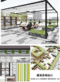 办公楼屋顶花园景观 公共建筑 室内设计 方案文本+SU模型+CAD图纸-淘宝网