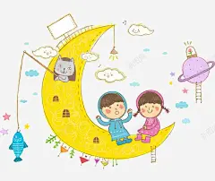 月亮小猫 房子 插画 星星 月亮 本子封面图片 梯子 海报 灯泡 猫咪 矢量单个 背景 钓鱼 音乐 音符 元素 免抠png 设计图片 免费下载 页面网页 平面电商 创意素材