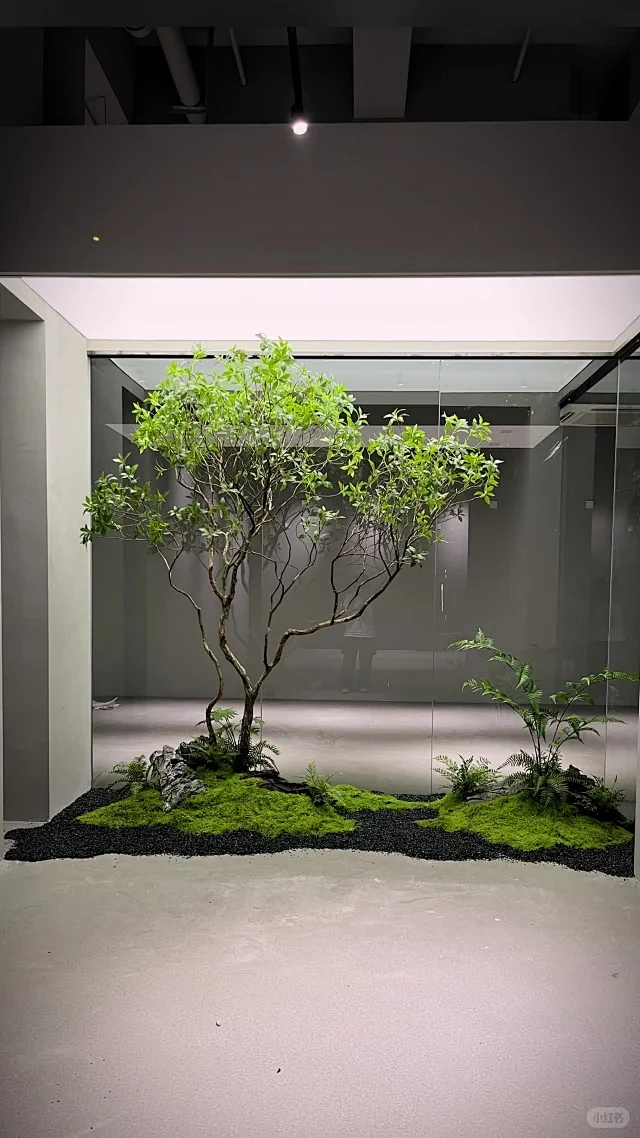 新中式美学茶空间植物造景 - 小红书-花瓣网