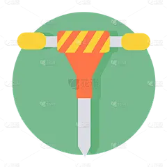 路障钉子五金工具icon