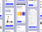 Micromobility Mobile App: iOS Android UI by Ramotion Inc. for Ramotion on Dribbble