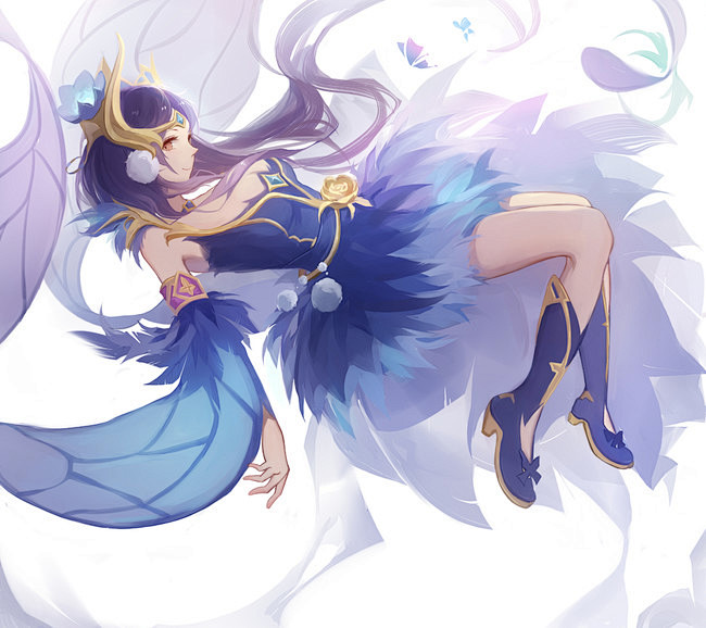 王者荣耀同人图插画壁纸仲夏夜之梦半次元第一中文cos绘画小说社区