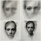 #绘画教程#Casey Baugh 肖像绘画步骤