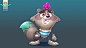 Character Design - Candy Crush Friends : Character Design for Rachel the Raccoon on Candy Crush Friends