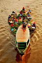 Floating Market in Indonesia