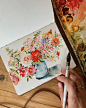 Photo shared by Shealeen Louise Bishop | Floral Watercolor Artist on February 08, 2024 tagging @sylvanclayworks, @patreon, @dustlingandhart, and @artifyartsupplies. May be an image of pen and sketch.
