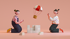 CL大爱采集到3D人物