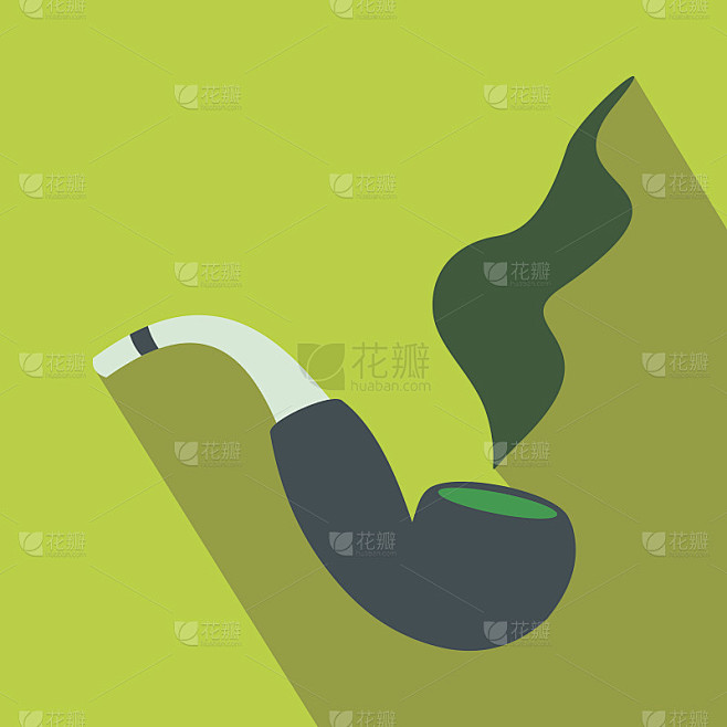 烟斗平面图标