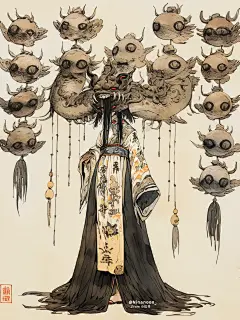 新聊斋志异（下） | 角色设计 | 古风服设插画 - 小红书