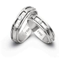 Eternity Knotted Links with Single Diamonds SJ PTO 209