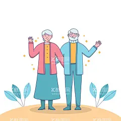老年人   - 源文件下载【酷图网】老年人,爷爷奶奶,外公外婆,卡通人物,敬老,上年纪,祖父母,外祖父母,老年生活