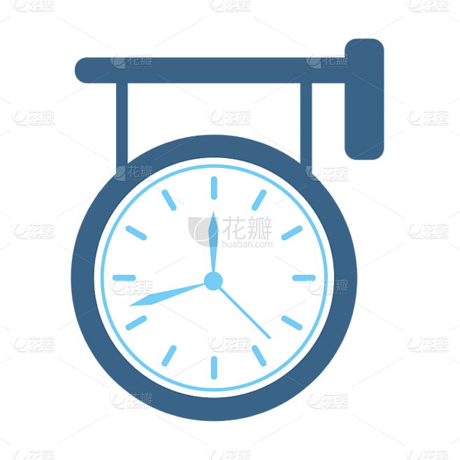 ICON-扁平矢量钟表元素-SVG10