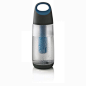 Bop cool, bottle, transparent, glass, rubber, blue #productdesign #industrialdesign