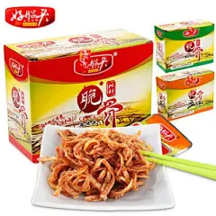巴布羊湖南特产好照头猪脆骨加鱼仔16g*20/盒好兆头熟食零食-淘宝网