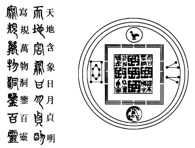 上清含象鉴剑图