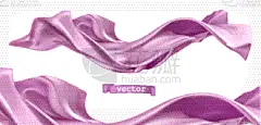 窗帘,纺织品,紫色,三维图形,丝绸,华丽的,风,浪漫,写实,弯曲