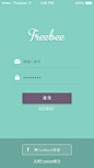 Freebee概念版－登录页(iOS7)