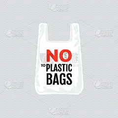 概念,标志,停止手势,不,塑料袋,绿色,黑色,塑胶,一次性物品,垃圾