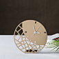 北欧简约钟表 榴开百子系列金属 时钟台钟桌面装饰时钟摆件软装-善木良品