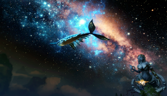 鲸宇星海·天谕电脑壁纸[截图加设计]