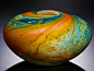 "Cosmos"  Art Glass Vessel  Created by John & Heather Fields