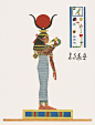古埃及插图元素人文艺术素材