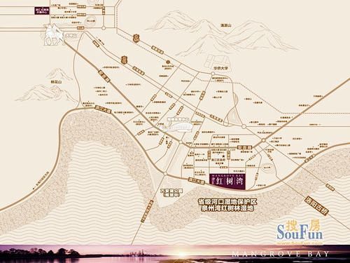 津汇红树湾交通图区位图