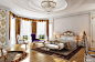 欧式新古典家庭卧室装饰设计效果图